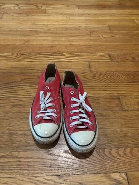 Converse Red Low Top Athletic Shoes